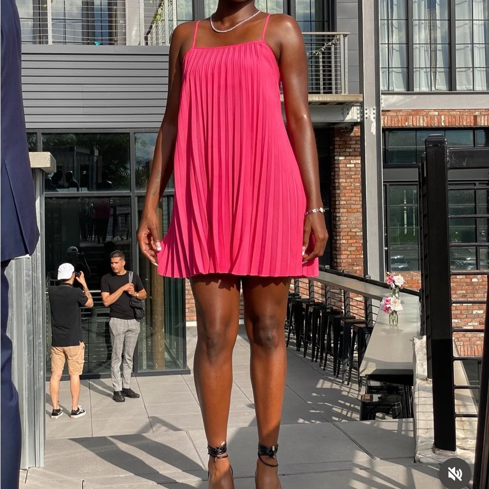 BCBGeneration Vibrant Pink Mini Dress
